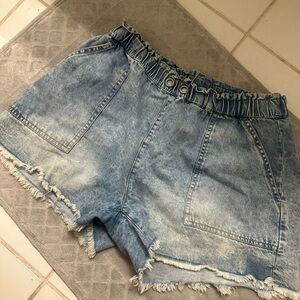 Denim Blue Women's Shorts